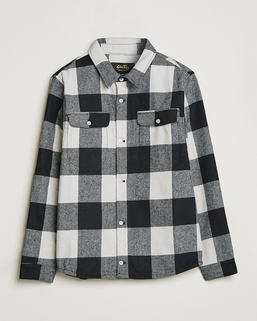 Men | Shirts | Stan Ray | Checked Work Shirt Black/Natural