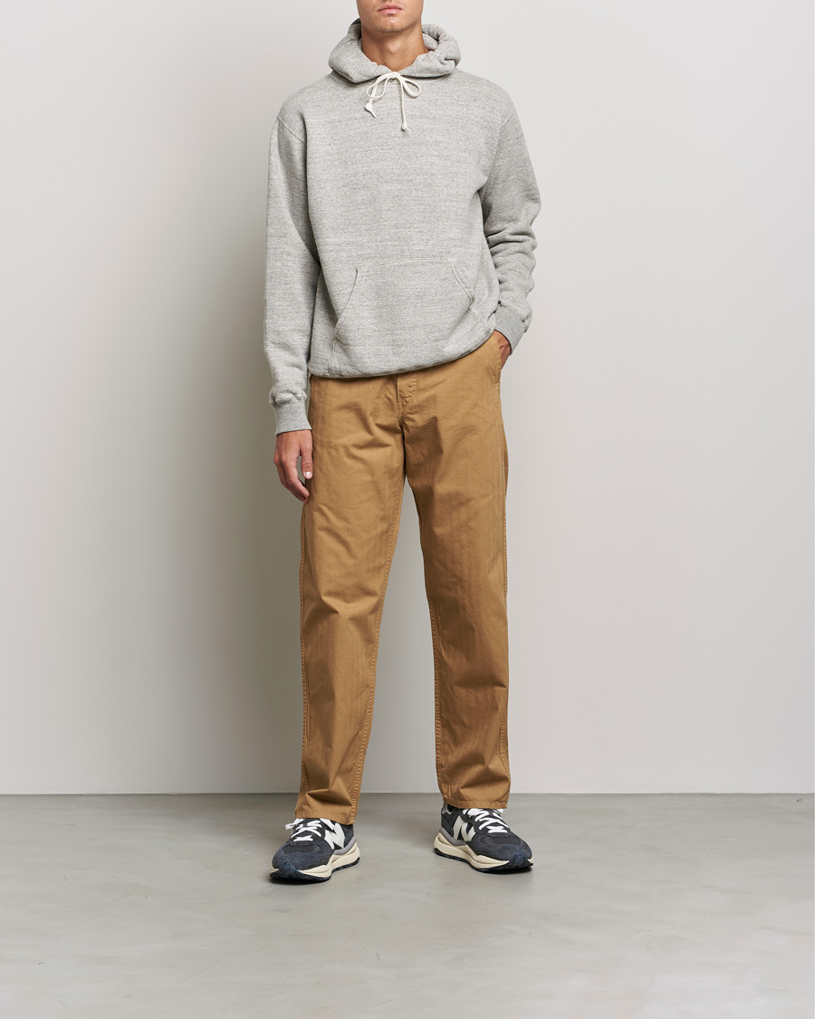 Men | Trousers | orSlow | French Work Pants Khaki
