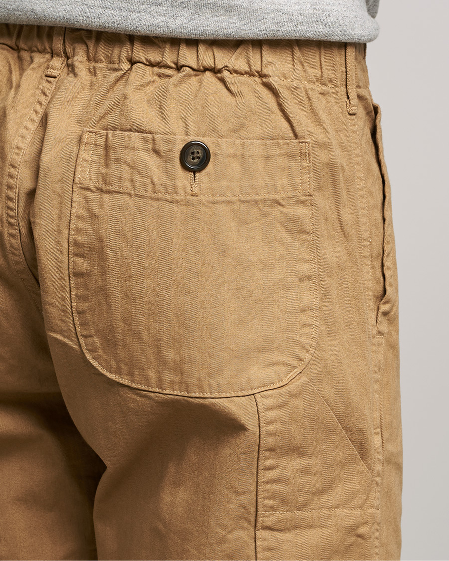 Men | Trousers | orSlow | French Work Pants Khaki