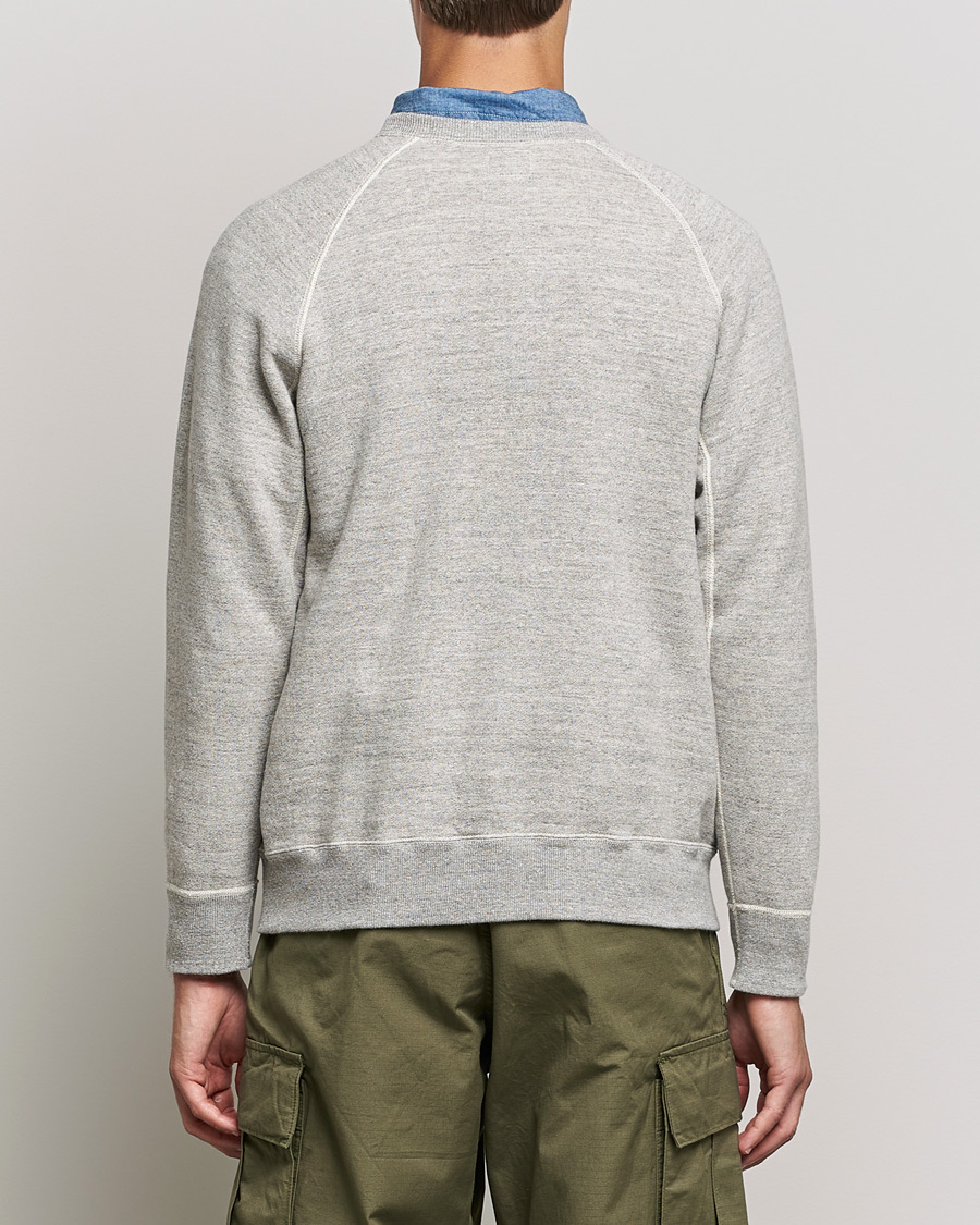 Men | Sweaters & Knitwear | orSlow | Loop Wheel Sweatshirt Heather Grey
