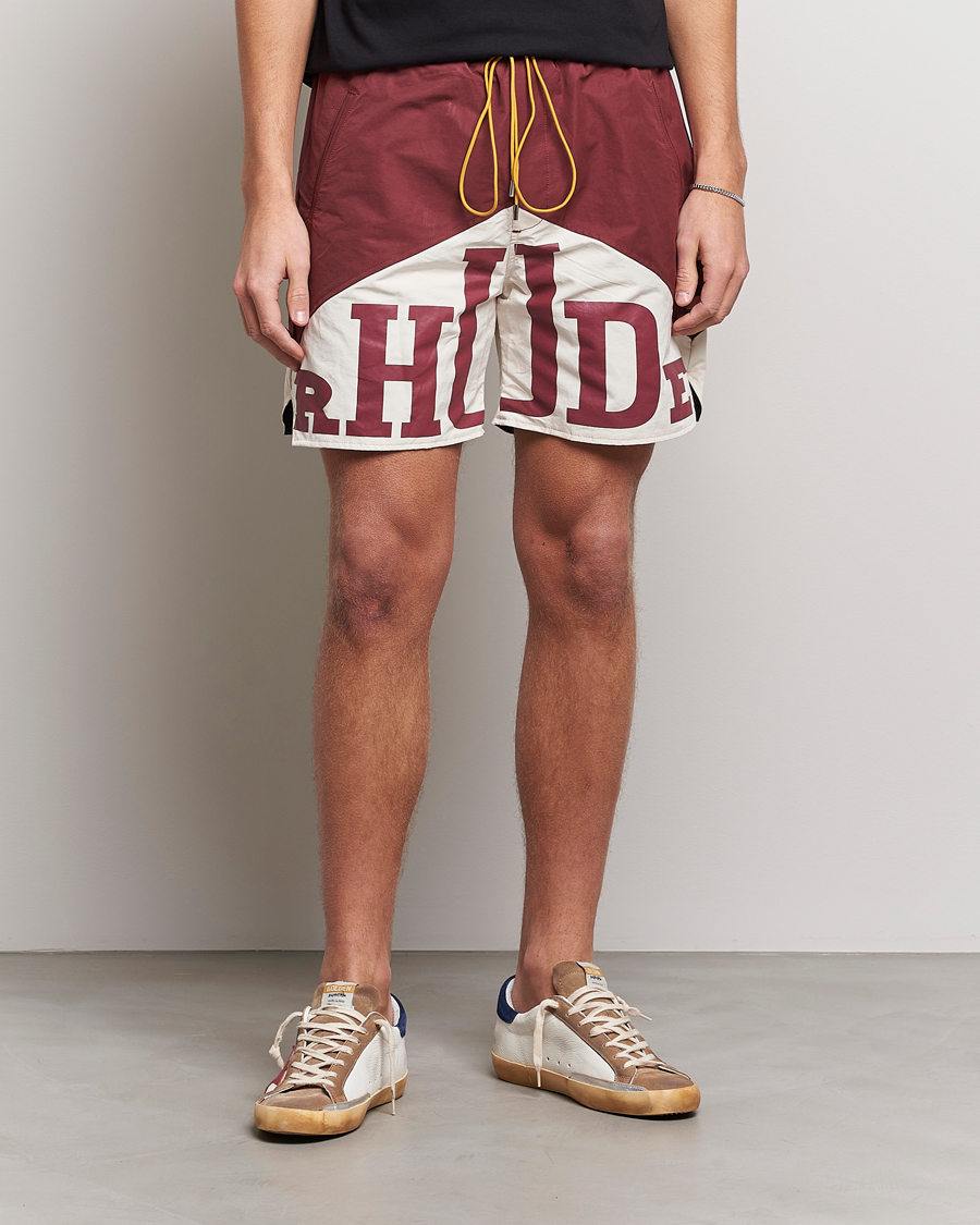 Men | Shorts | Rhude | Yachting Shorts Red/White