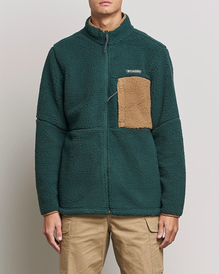 Men | Sweaters & Knitwear | Columbia | Mountainside Heavyweight Full Zip Fleece  Spruce