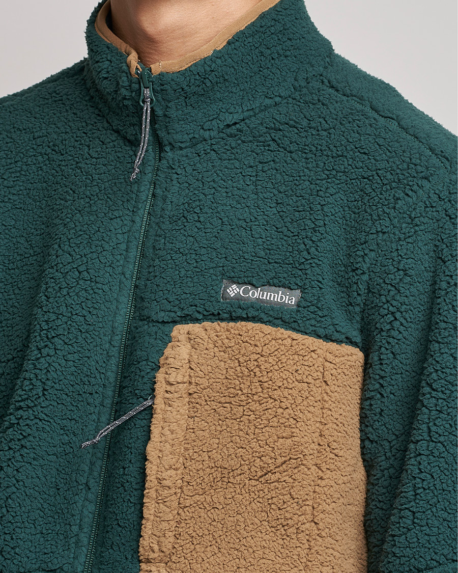 Men | Sweaters & Knitwear | Columbia | Mountainside Heavyweight Full Zip Fleece  Spruce