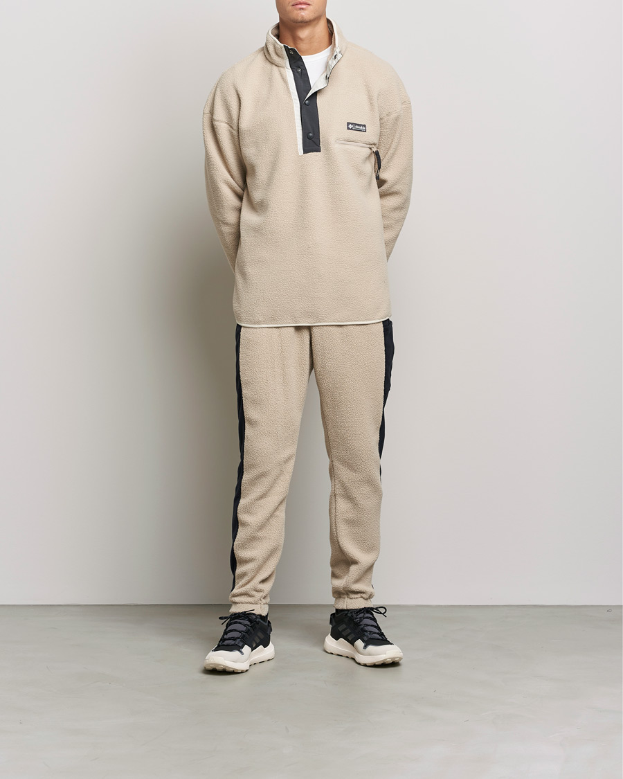 Men | Sweaters & Knitwear | Columbia | Helvetia Half Zip Fleece Ancient Fossil