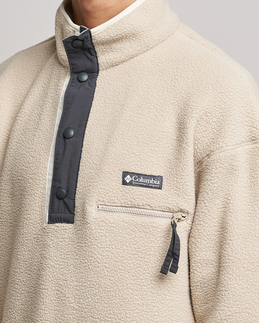 Men | Sweaters & Knitwear | Columbia | Helvetia Half Zip Fleece Ancient Fossil