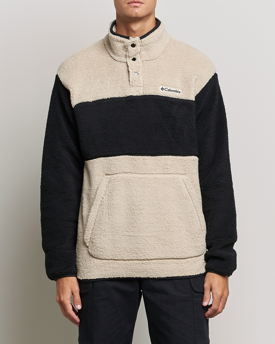 Men | Sweaters & Knitwear | Columbia | Rugged Ridge Sherpa Half Snap Fleece Ancient Fossil
