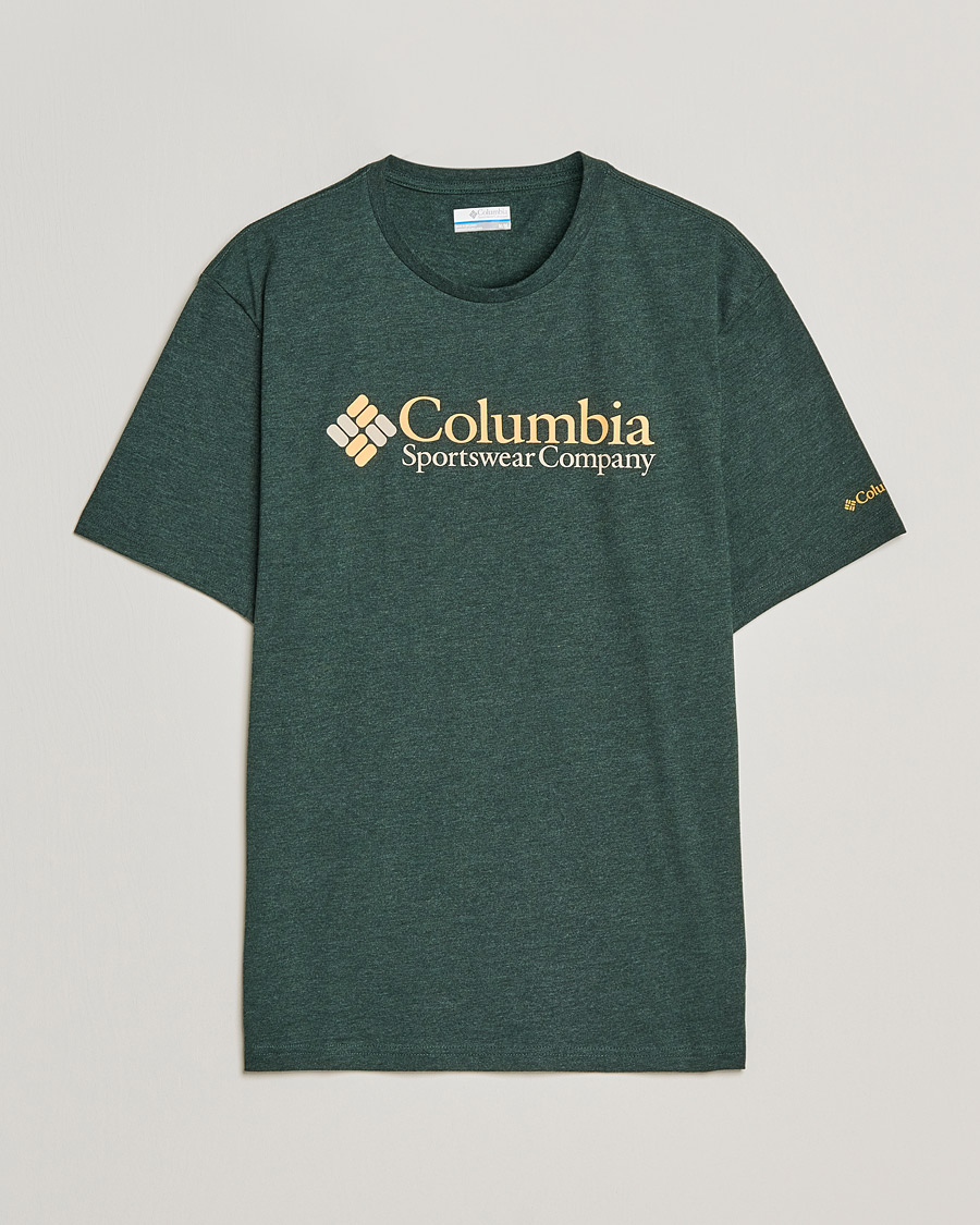 Men | T-Shirts | Columbia | Basic Logo Short Sleeve T-Shirt Spruce Heather
