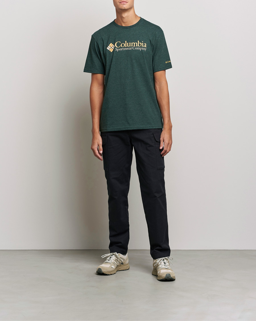 Men |  | Columbia | Basic Logo Short Sleeve T-Shirt Spruce Heather