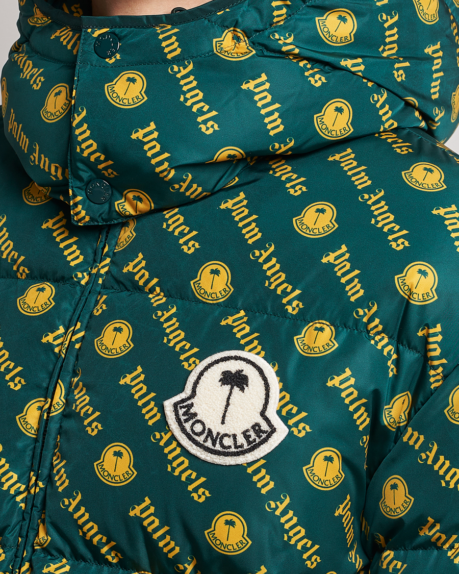 8 Moncler Genius Palm Angels Thompson Down Jacket Green at