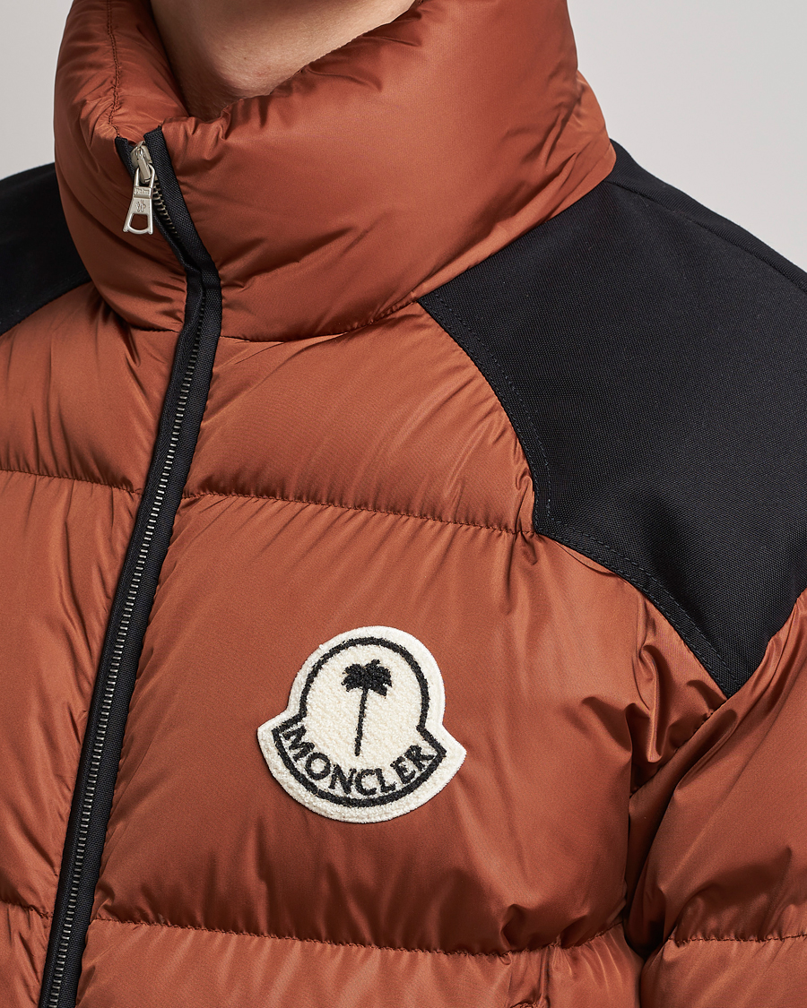 Men | Coats & Jackets | Moncler Genius | 8 Palm Angels Nevin Down Jacket Brown