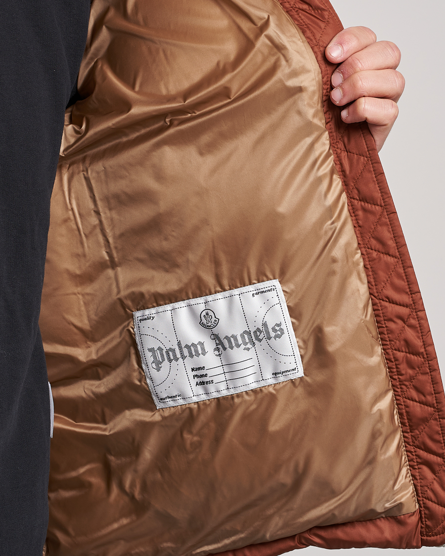 Men | Coats & Jackets | Moncler Genius | 8 Palm Angels Nevin Down Jacket Brown