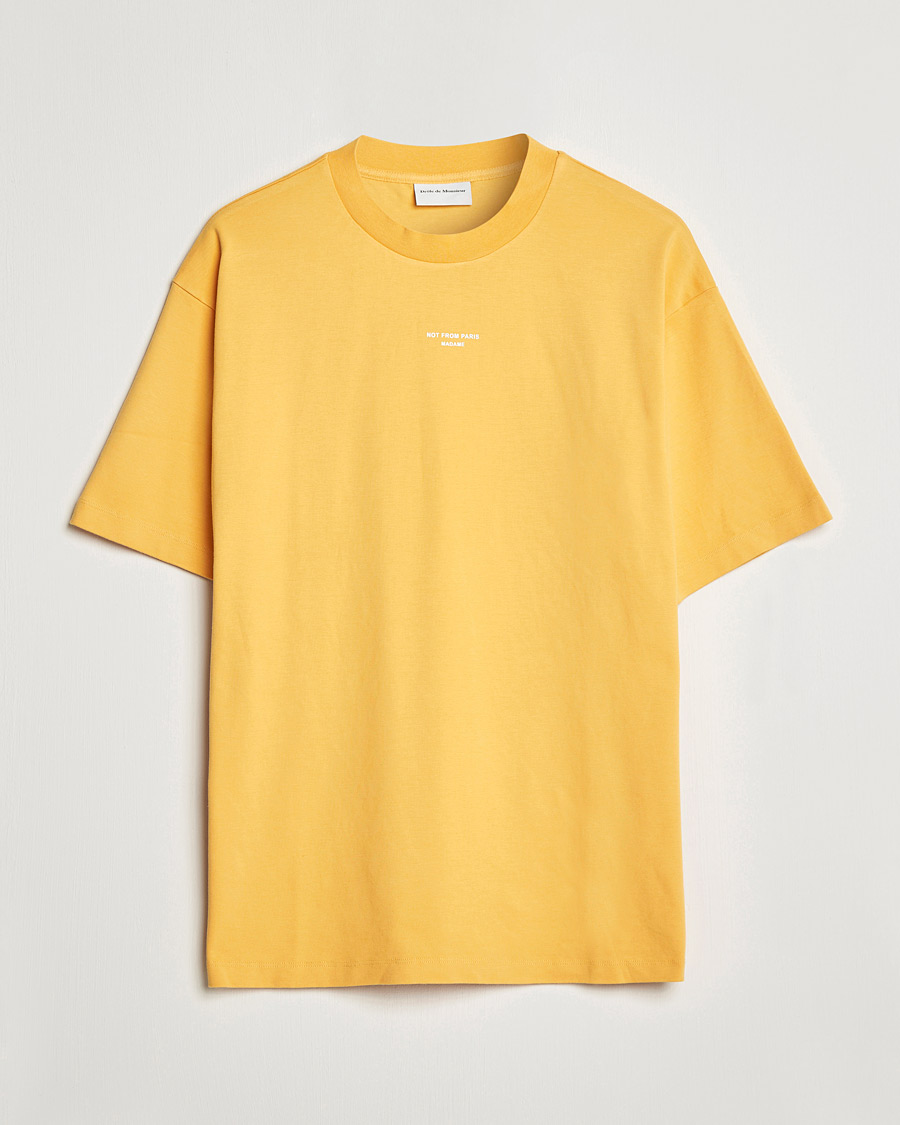 Men |  | Drôle de Monsieur | Classic NFPM T-Shirt Yellow