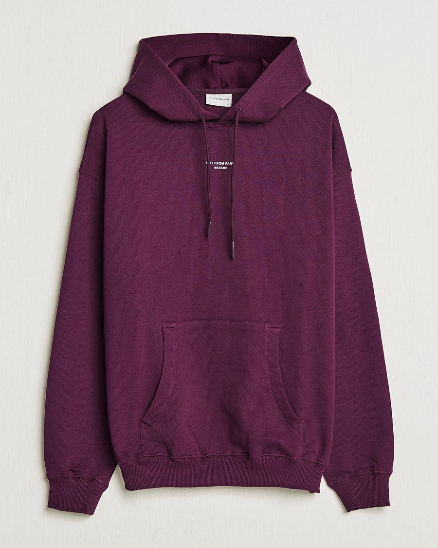 Men | Sweaters & Knitwear | Drôle de Monsieur | Classic NFPM Hoodie Purple