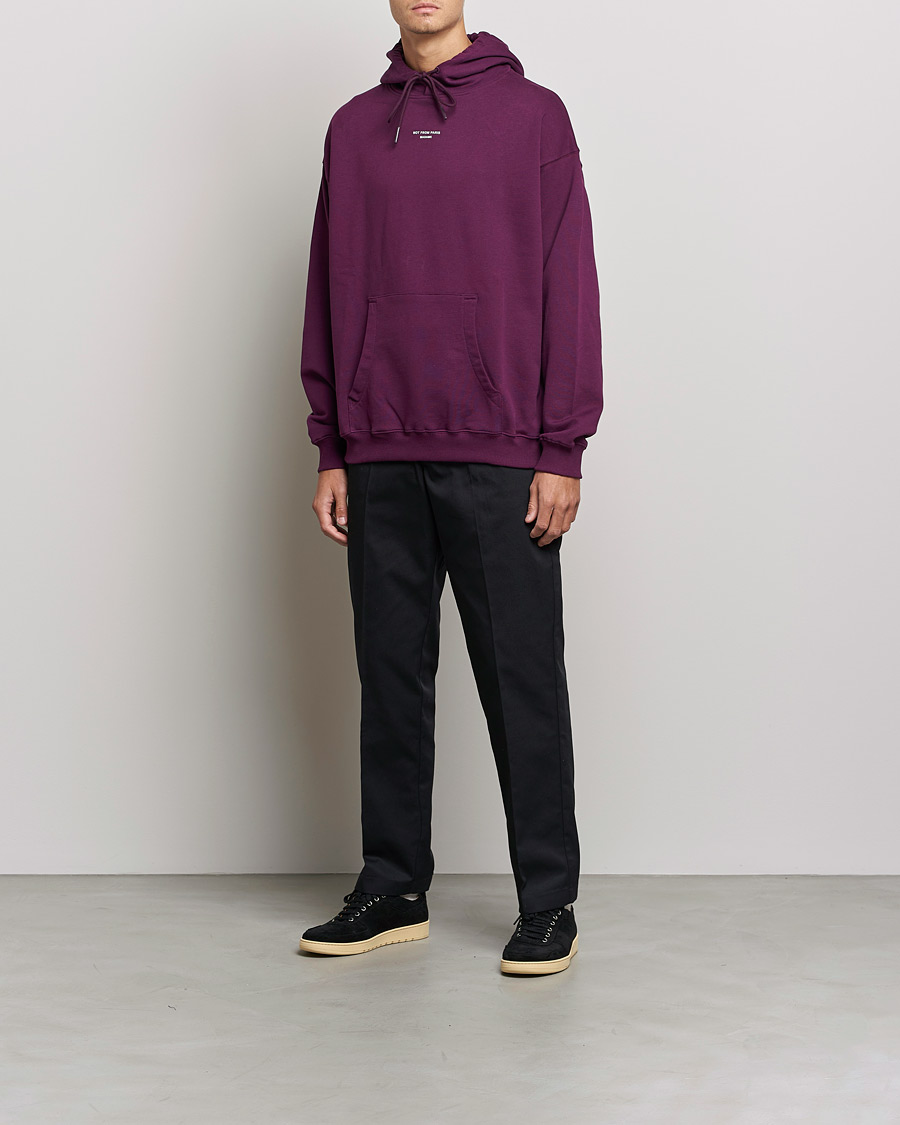 Men | Sweaters & Knitwear | Drôle de Monsieur | Classic NFPM Hoodie Purple