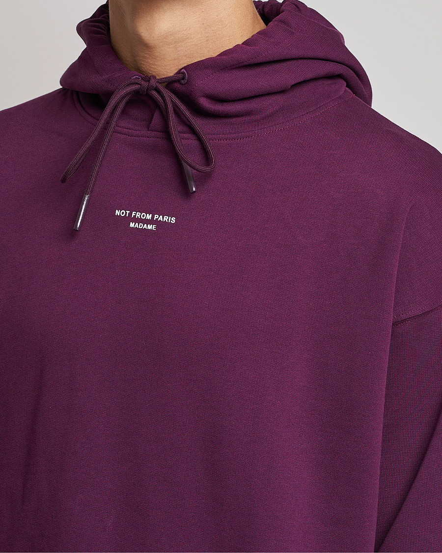Men | Sweaters & Knitwear | Drôle de Monsieur | Classic NFPM Hoodie Purple