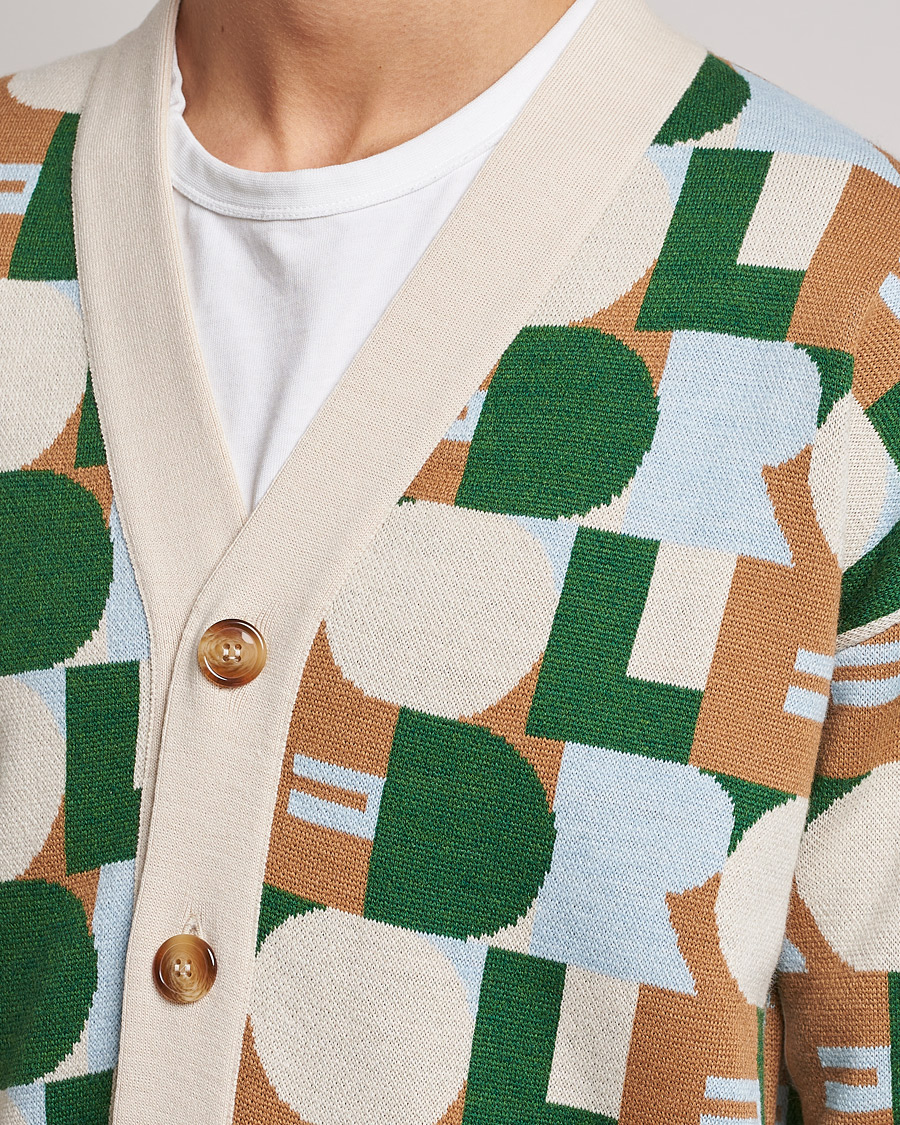 Men | Sweaters & Knitwear | Drôle de Monsieur | Le Cardigan White/Beige