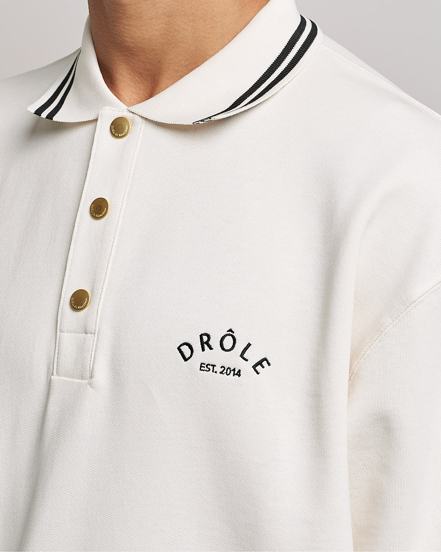 Men | Sweaters & Knitwear | Drôle de Monsieur | Le Polo Shirt Off White