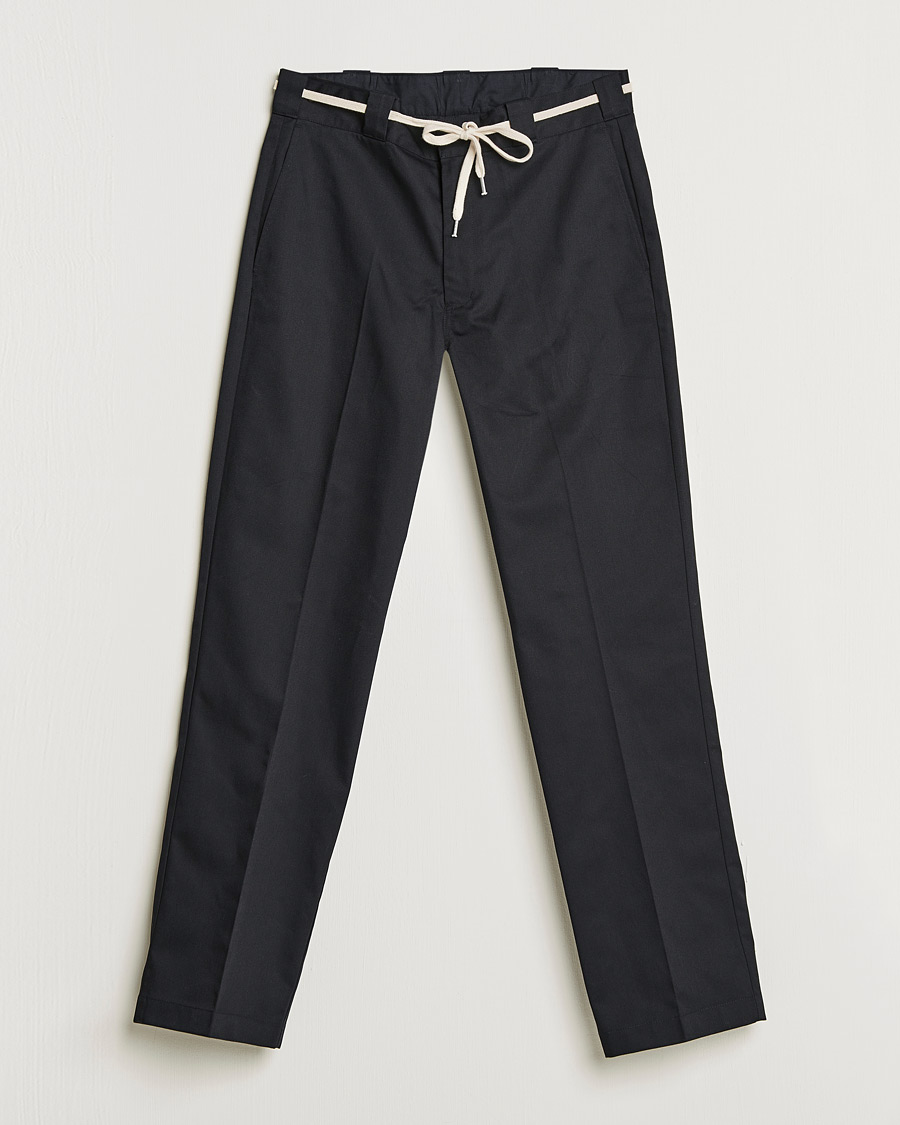 Men | Trousers | Drôle de Monsieur | Twill Pants Black