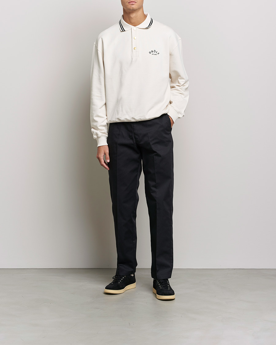 Men | Trousers | Drôle de Monsieur | Twill Pants Black