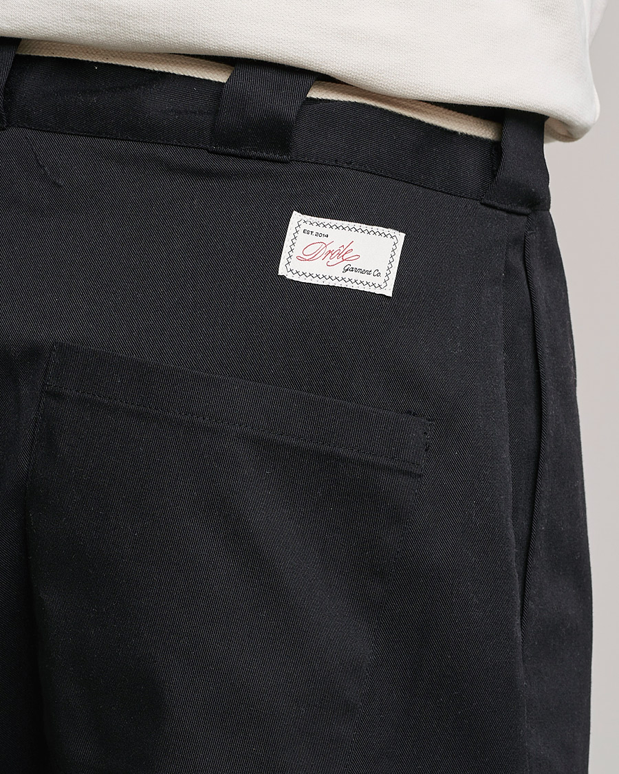 Men | Trousers | Drôle de Monsieur | Twill Pants Black
