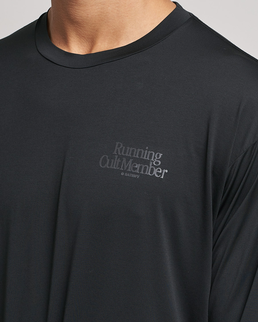 Men | T-Shirts | Satisfy | AuraLite Long Sleeve T-Shirt Black