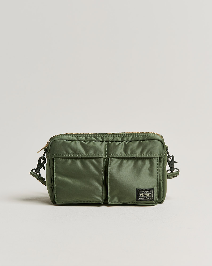 Men | Porter-Yoshida & Co. Tanker Small Shoulder Bag Sage Green | Porter-Yoshida & Co. | Tanker Small Shoulder Bag Sage Green