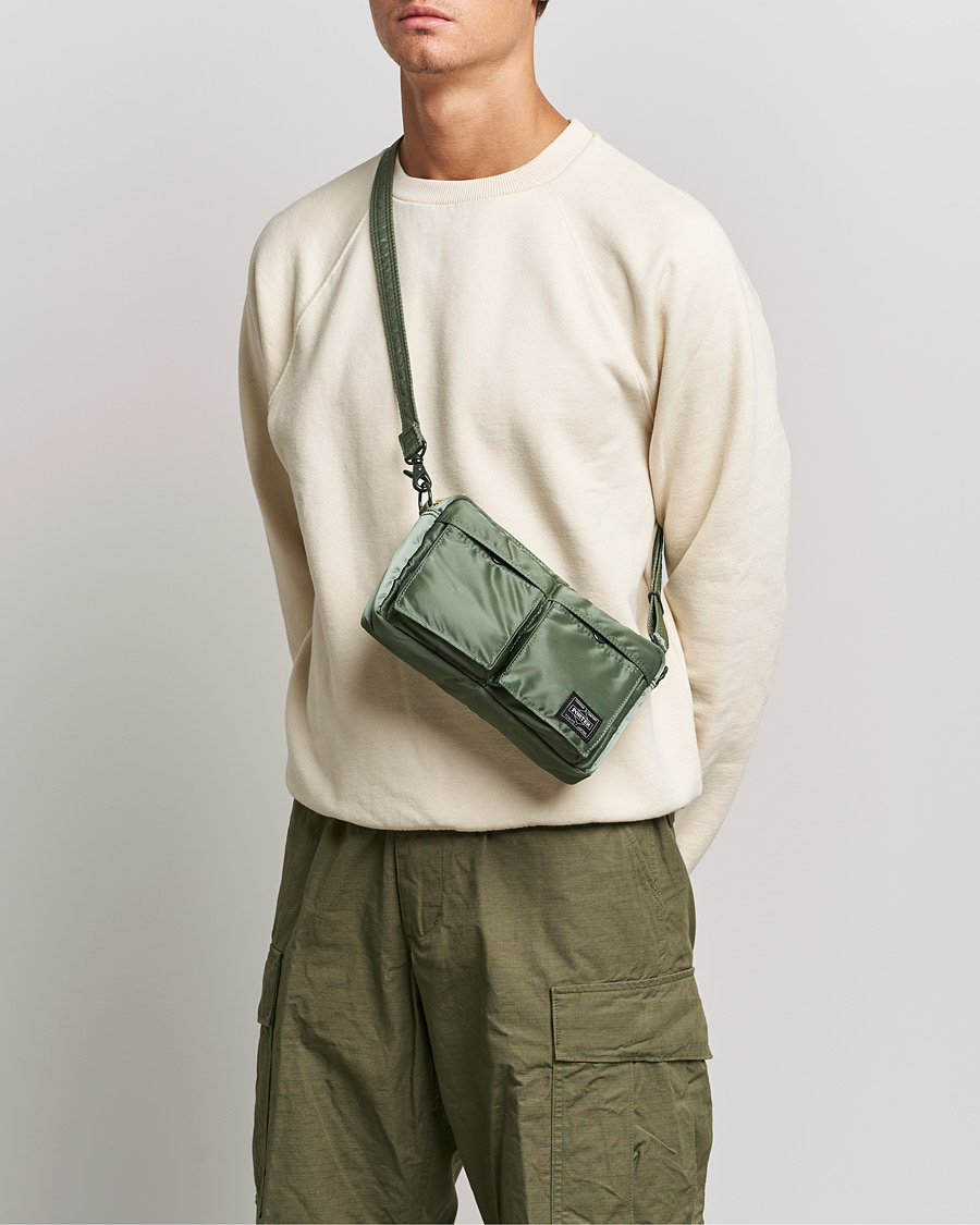 Men |  | Porter-Yoshida & Co. | Tanker Small Shoulder Bag Sage Green