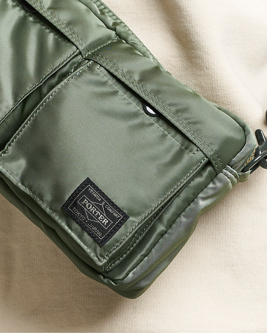 Men | Porter-Yoshida & Co. Tanker Small Shoulder Bag Sage Green | Porter-Yoshida & Co. | Tanker Small Shoulder Bag Sage Green