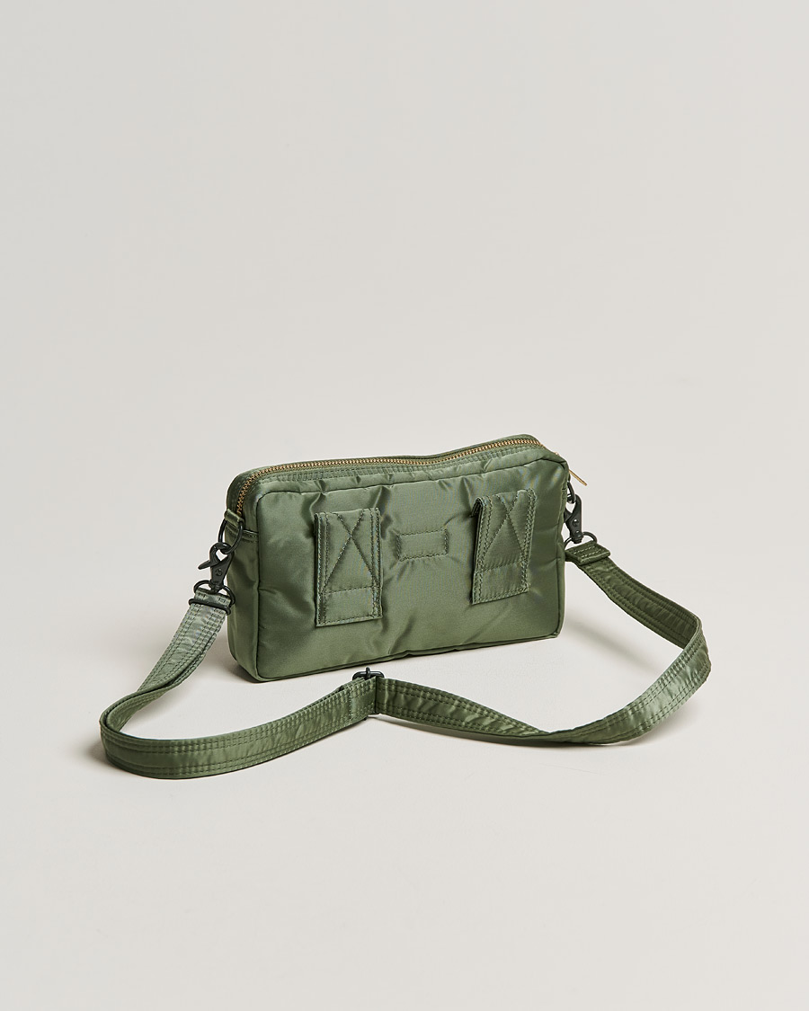 Men | Porter-Yoshida & Co. Tanker Small Shoulder Bag Sage Green | Porter-Yoshida & Co. | Tanker Small Shoulder Bag Sage Green