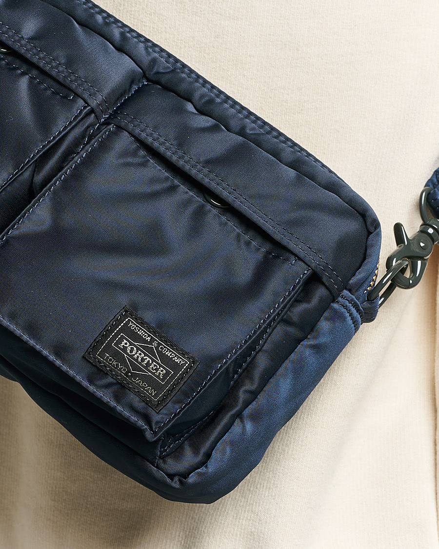 Men | Porter-Yoshida & Co. Tanker Small Shoulder Bag Iron Blue | Porter-Yoshida & Co. | Tanker Small Shoulder Bag Iron Blue