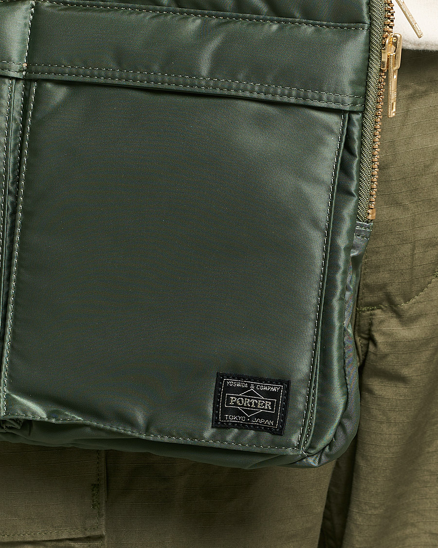 Men | Porter-Yoshida & Co. Tanker Document Case Sage Green | Porter-Yoshida & Co. | Tanker Document Case Sage Green