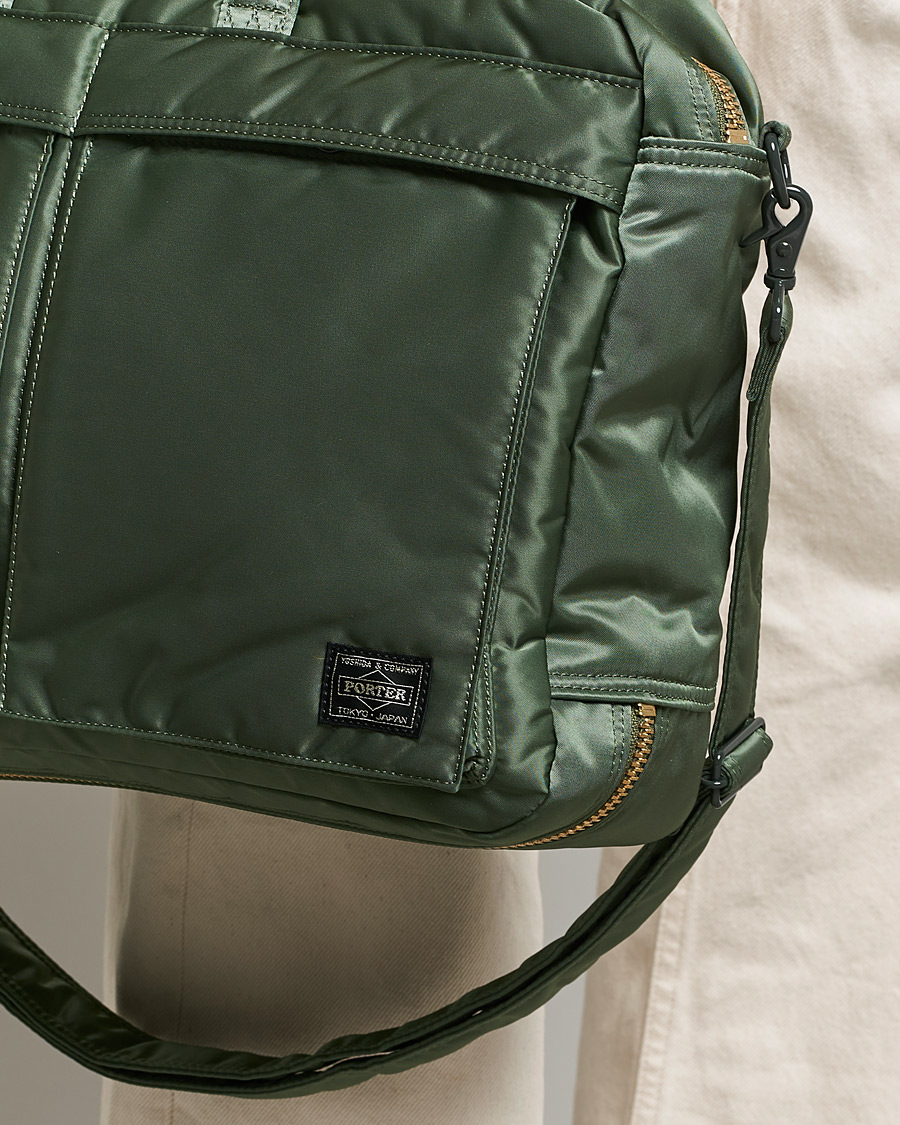 Porter-Yoshida & Co. Tanker 3Way Briefcase Sage Green at