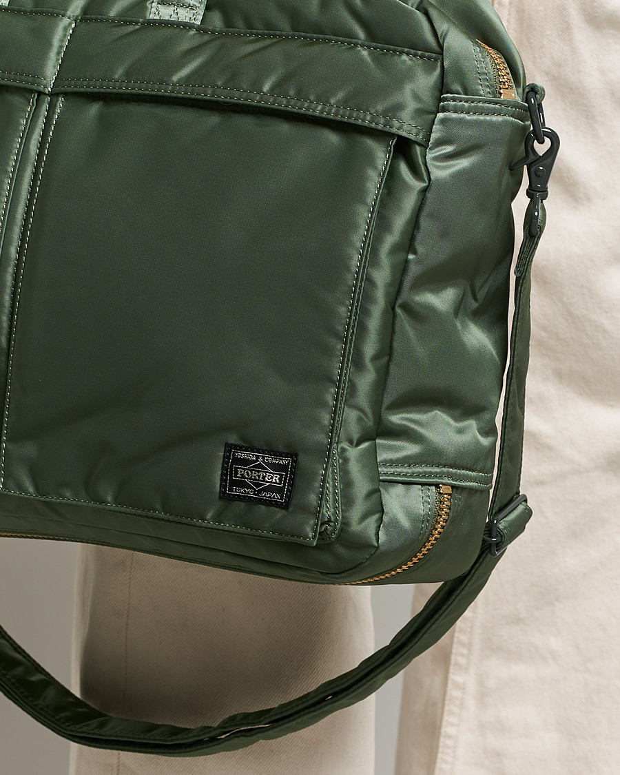 Men | Bags | Porter-Yoshida & Co. | Tanker 3Way Briefcase Sage Green