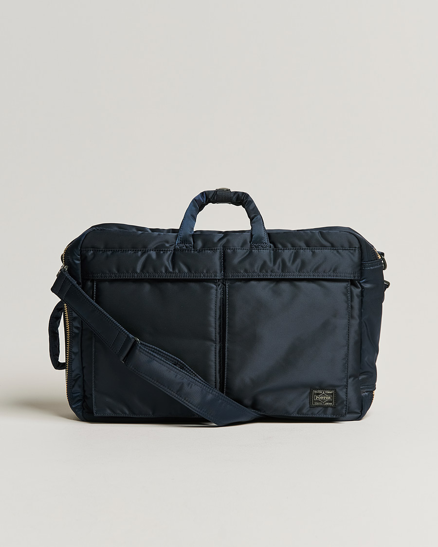 Men | Bags | Porter-Yoshida & Co. | Tanker 3Way Briefcase Iron Blue