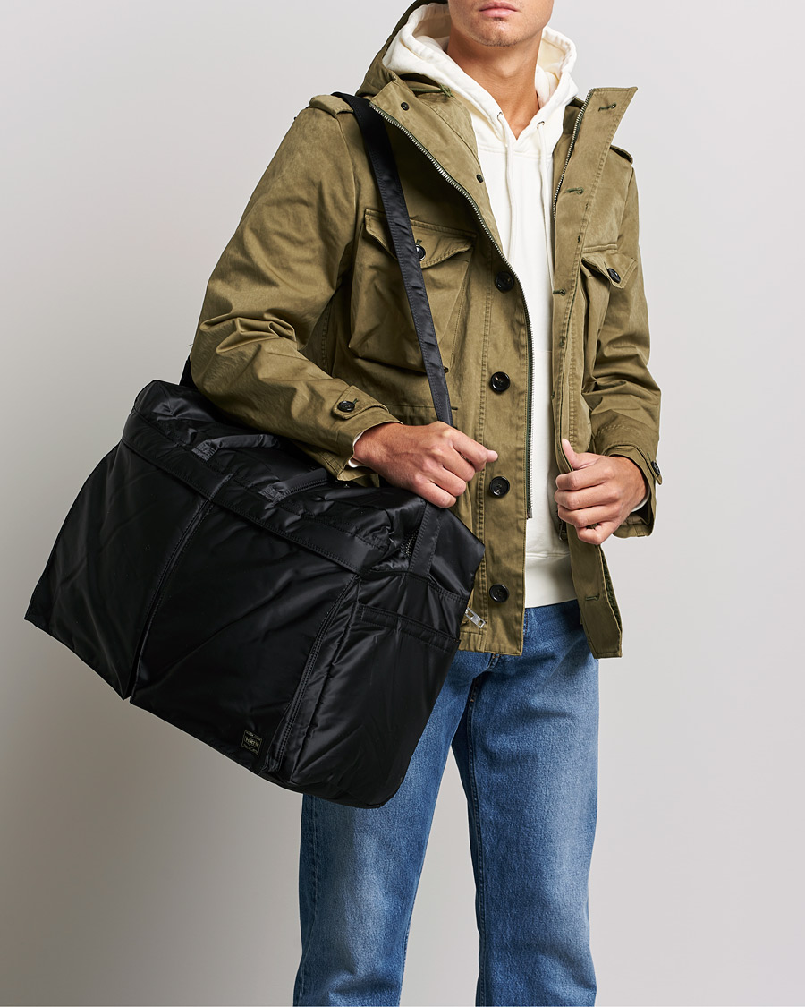 Men | Bags | Porter-Yoshida & Co. | Tanker 2Way Boston Weekender Black
