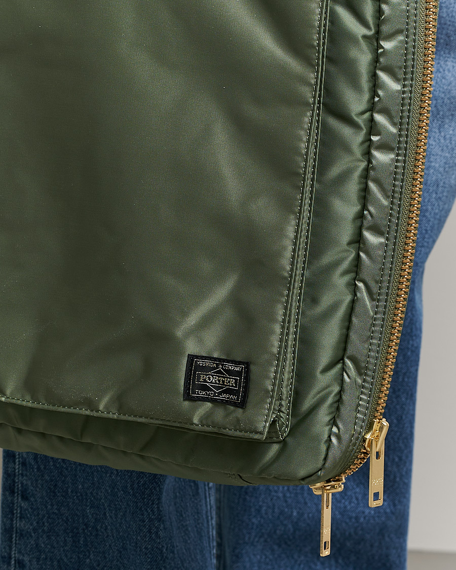 Men | Porter-Yoshida & Co. Tanker Garment Bag Sage Green | Porter-Yoshida & Co. | Tanker Garment Bag Sage Green