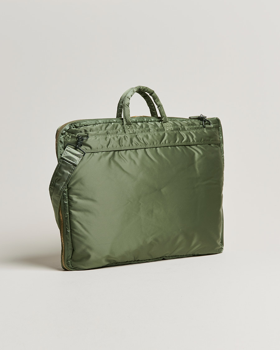 Men | Porter-Yoshida & Co. Tanker Garment Bag Sage Green | Porter-Yoshida & Co. | Tanker Garment Bag Sage Green
