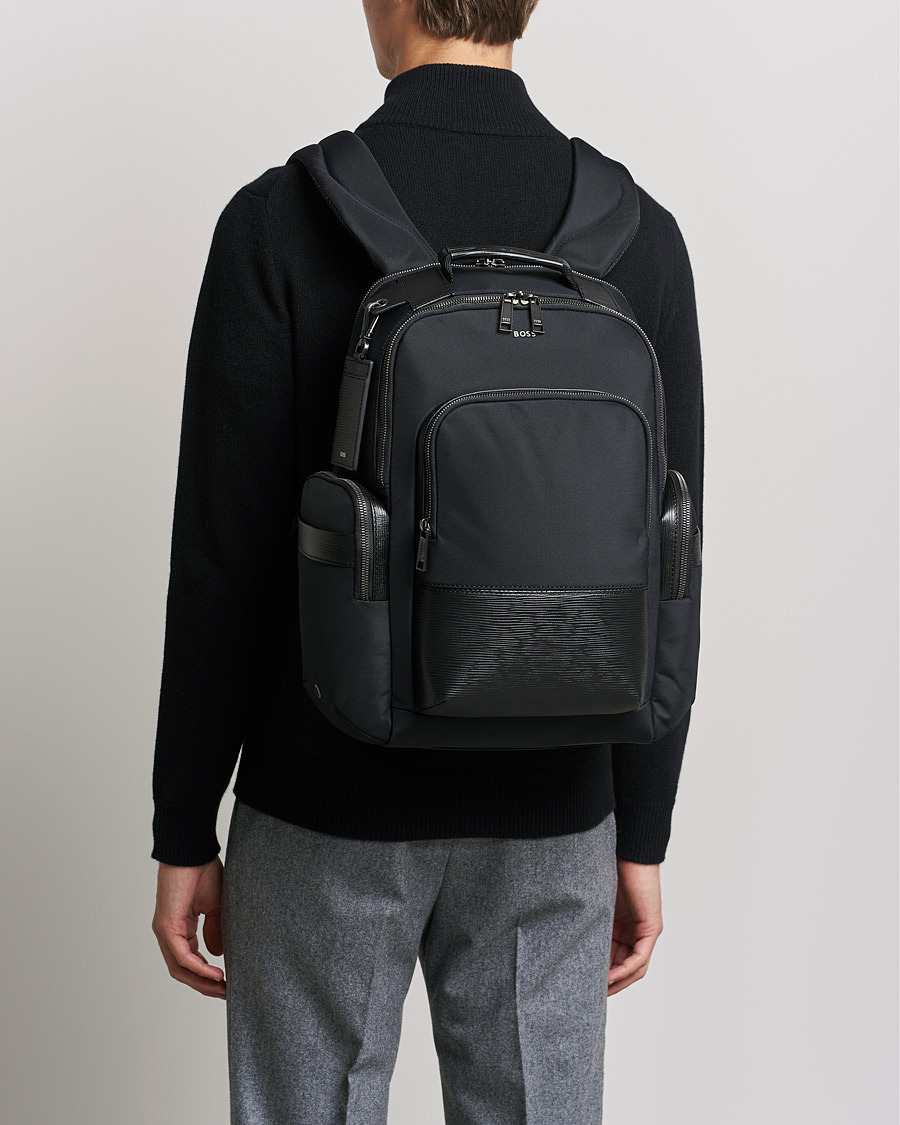 Men | Backpacks | BOSS | First Class Backpack Black
