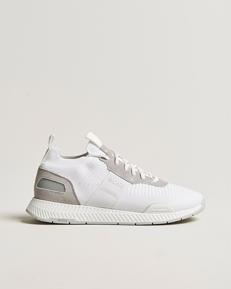 Men | Titanium Running Sneaker White | BOSS BLACK | Titanium Running Sneaker White