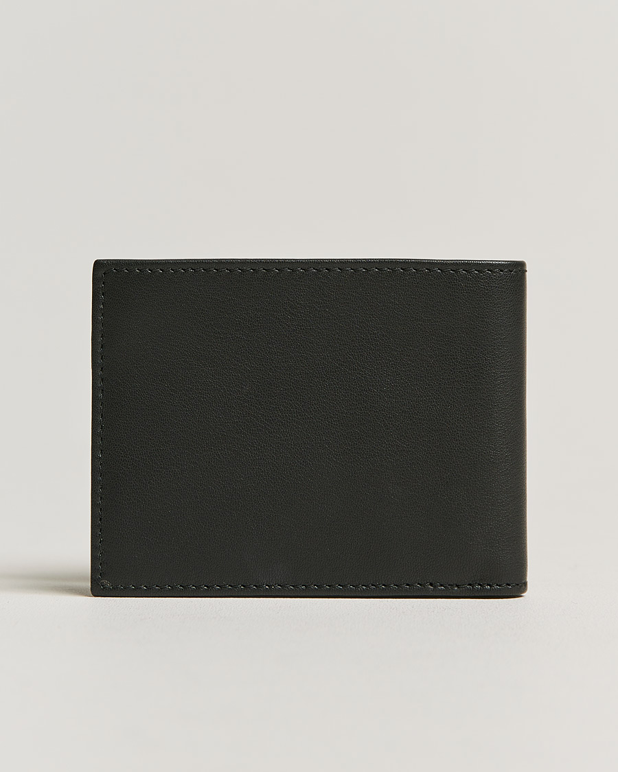 Men | Bi-fold & Zip Wallets | BOSS | Signature Leather Wallet Black