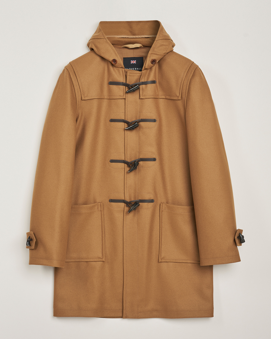 Men | Coats & Jackets | Gloverall | Cashmere Blend Duffle Coat Camel