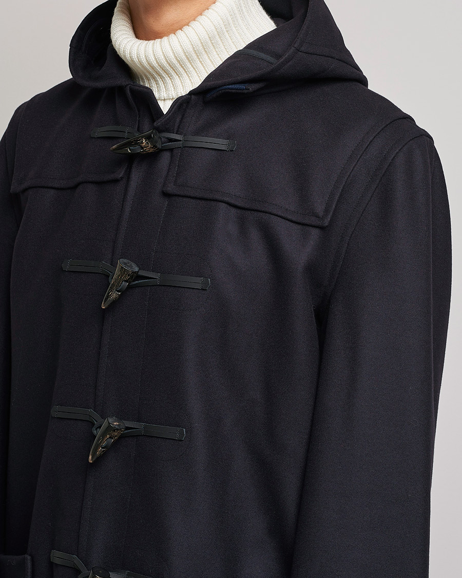 Men | Coats & Jackets | Gloverall | Cashmere Blend Duffle Coat Navy