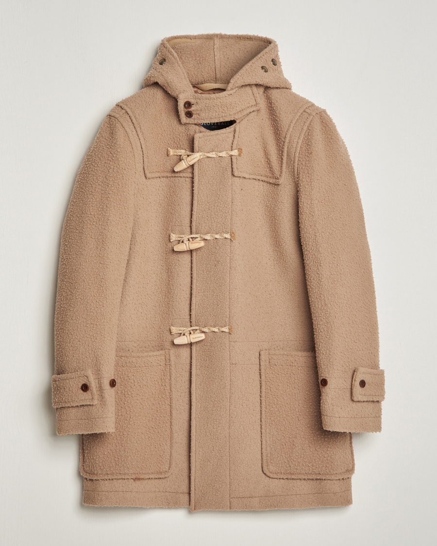 Men | Winter jackets | Gloverall | Monty Casentino Wool Duffle Coat Camel