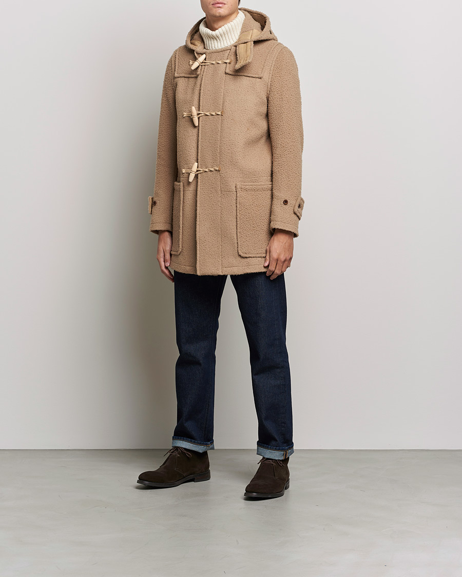 Men | Coats & Jackets | Gloverall | Monty Casentino Wool Duffle Coat Camel