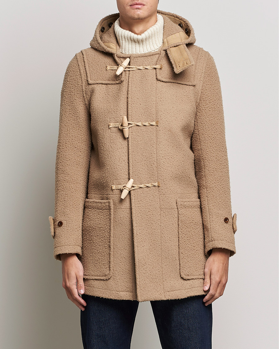 Men | Coats & Jackets | Gloverall | Monty Casentino Wool Duffle Coat Camel