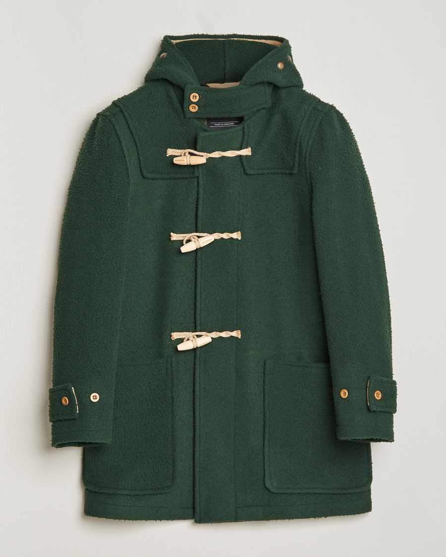 Men | Coats & Jackets | Gloverall | Monty Casentino Wool Duffle Coat Moss