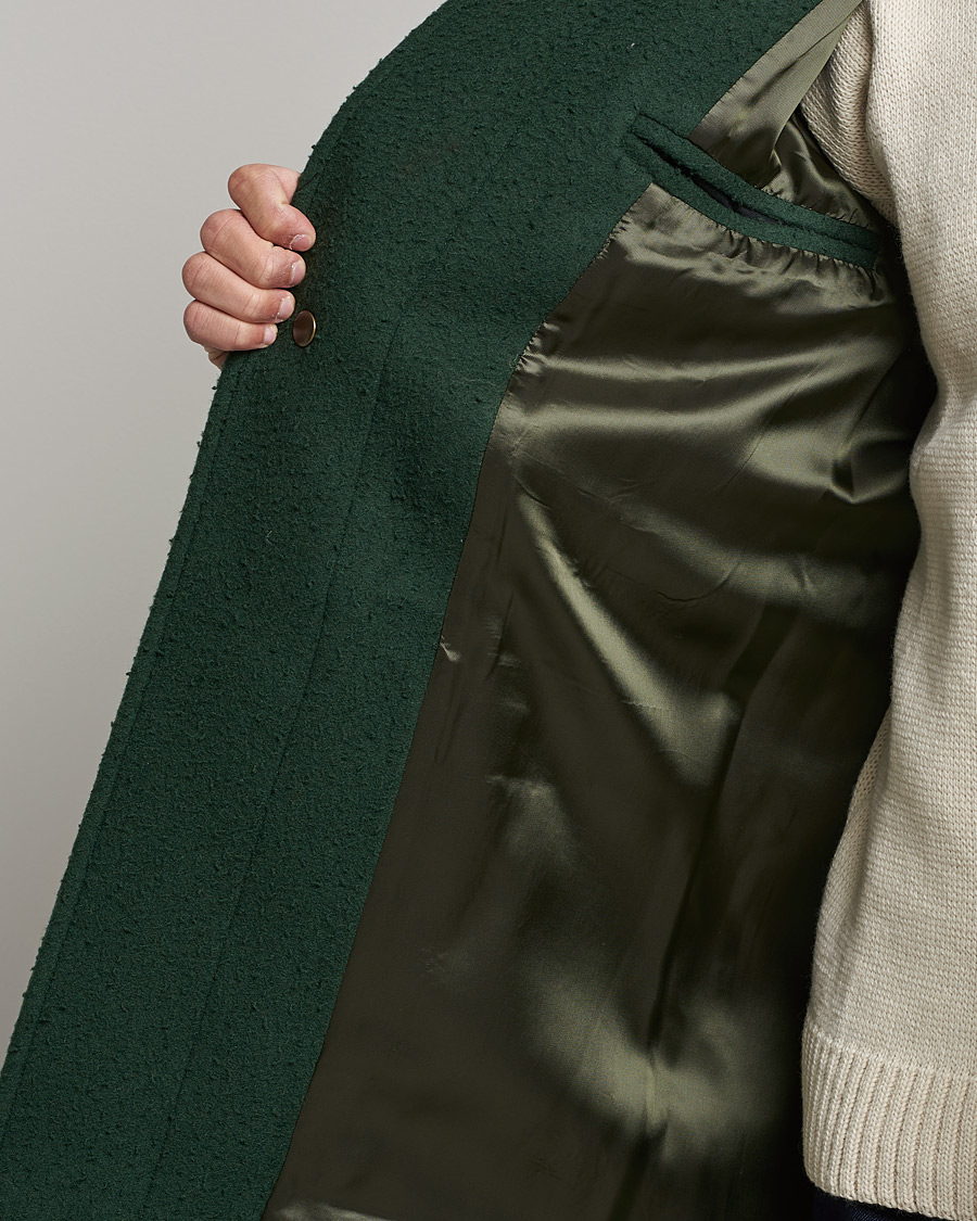 Men | Coats & Jackets | Gloverall | Monty Casentino Wool Duffle Coat Moss