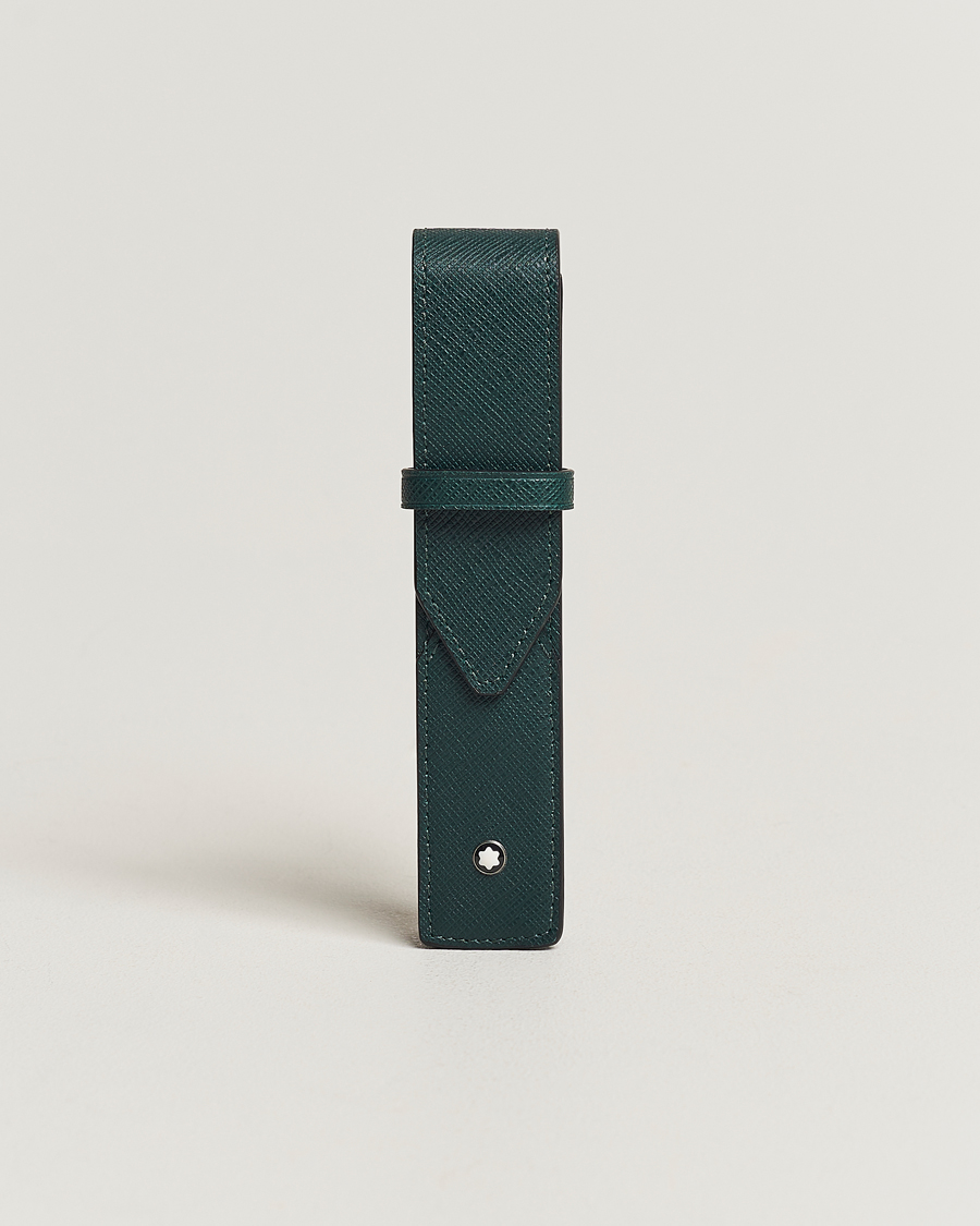 Men | Pens | Montblanc | Sartorial 1-Pen Pouch British Green