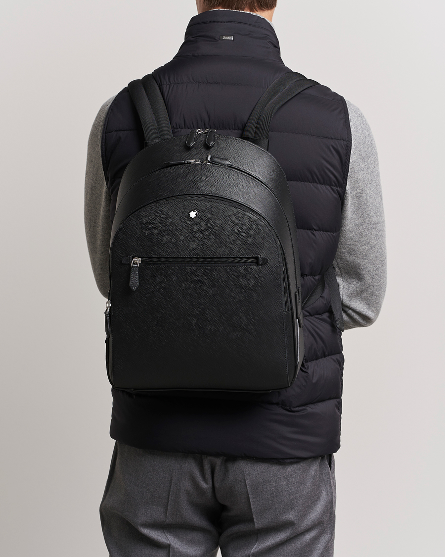 Men | Bags | Montblanc | Sartorial Medium Backpack 3 Compartments Black