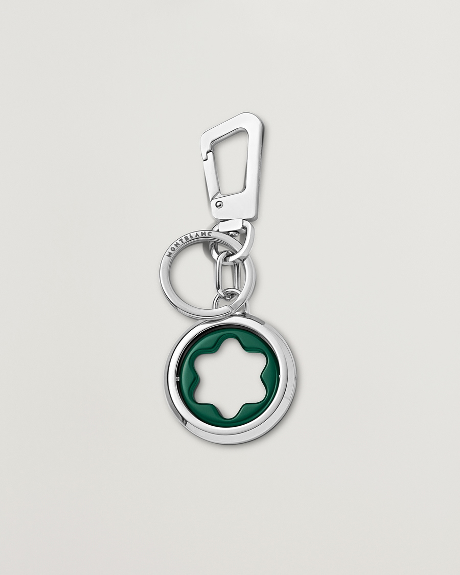 Men | Keychains | Montblanc | Meisterstück Spinning Emblem Key Fob Green